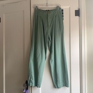seafoam green trousers 🌊